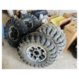 Set of Four Wheels & Tires for a Polaris Ranger