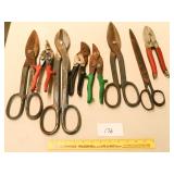 Group lot of snips & shears
