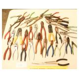 Group lot of pliers