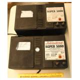 (2) International Electric Fence Controllers