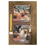 Couple of 3D Wildlife Wall Signs by American