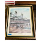 Framed Churchhill Downs Print by C.G. Morehead