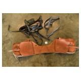 Group lot of horse tack