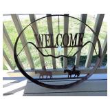 Decorative Metal Welcome Sign