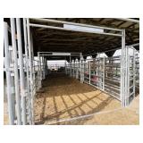 Heavy duty galvanized tubular corral