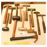 Assortment of Hammers & Mallets