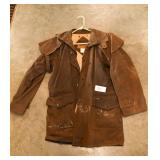 Outback Trading Company Brown Leather Duster,