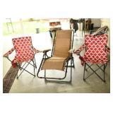 (3) Outdoor chairs