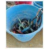 Bucket of Horse Tack
