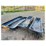 (2) 10 Ft Feed Bunks