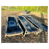 (3) 10 Ft Feed Bunks