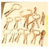 Group lot of Welding Clamps