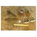 Group lot of Horse Decor Items