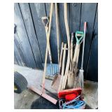 Group lot of yard tools