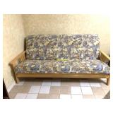 Wooden Futon with Cushion