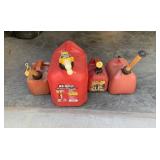 (4) Plastic Fuel Cans