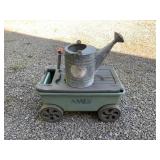 Ames Lawn Buddy and a Metal Watering Can