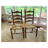 (2) Ladderback Chairs
