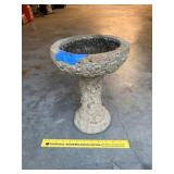 Small Concrete Bird Bath
