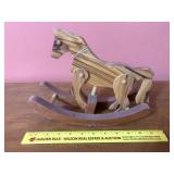 Wooden Decorative Rocking Horse