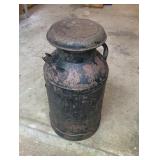 Vintage Painted Milk Can