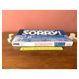 Parker Bros Game "Sorry!"  and (6) Wooden Blocks
