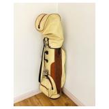 Northwestern Golf Bag with Clubs