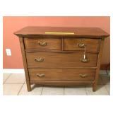Antique Serpentine Dresser