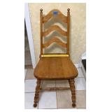 Wooden Ladderback Dining Side Chair