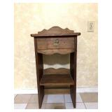 Wooden Side Table with Drawer