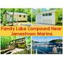 Lake House & Boat Garage Near Marina
