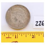 1922 peace dollar