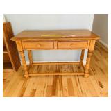 Wooden Hall / Console Table with (2) Drawers -
