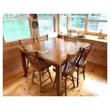 Counter-Height Table and (6) Chairs -