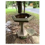Concrete Bird Bath - Located in Yard
