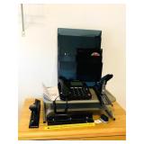 Assorted Group of Office Supplies includes Phone,