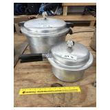 Pair of Mirro-Matic Pressure Cookers