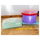 Cupcake Carrier, Cake Carrier, Chip & Dip Set