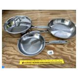 Group lot of Henckels Stainless Steel Cookware