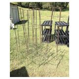 (5) Large, Heavy Duty Tomato Cages; made from