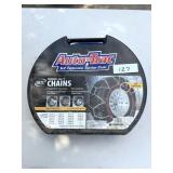 Set of Auto-trac self-tightening traction chains