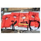 (4) Life Vests