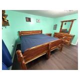 Cedar Bedroom Suite; Bed is King-Size (mattress