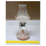 Glass Oil Lamp; approx. 13 in T     Located in