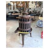 Antique Wine Press, marked Chicago