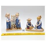 Home Interiors "Denim Days" Collection Figurines: