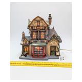 Holiday Time Ceramic Christmas Village w/ Light: