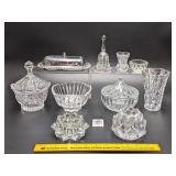 Group of Clear Glassware, some crystal