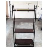 Folding Bookshelf      Located in garage