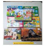 Group of puzzles      Located in garage